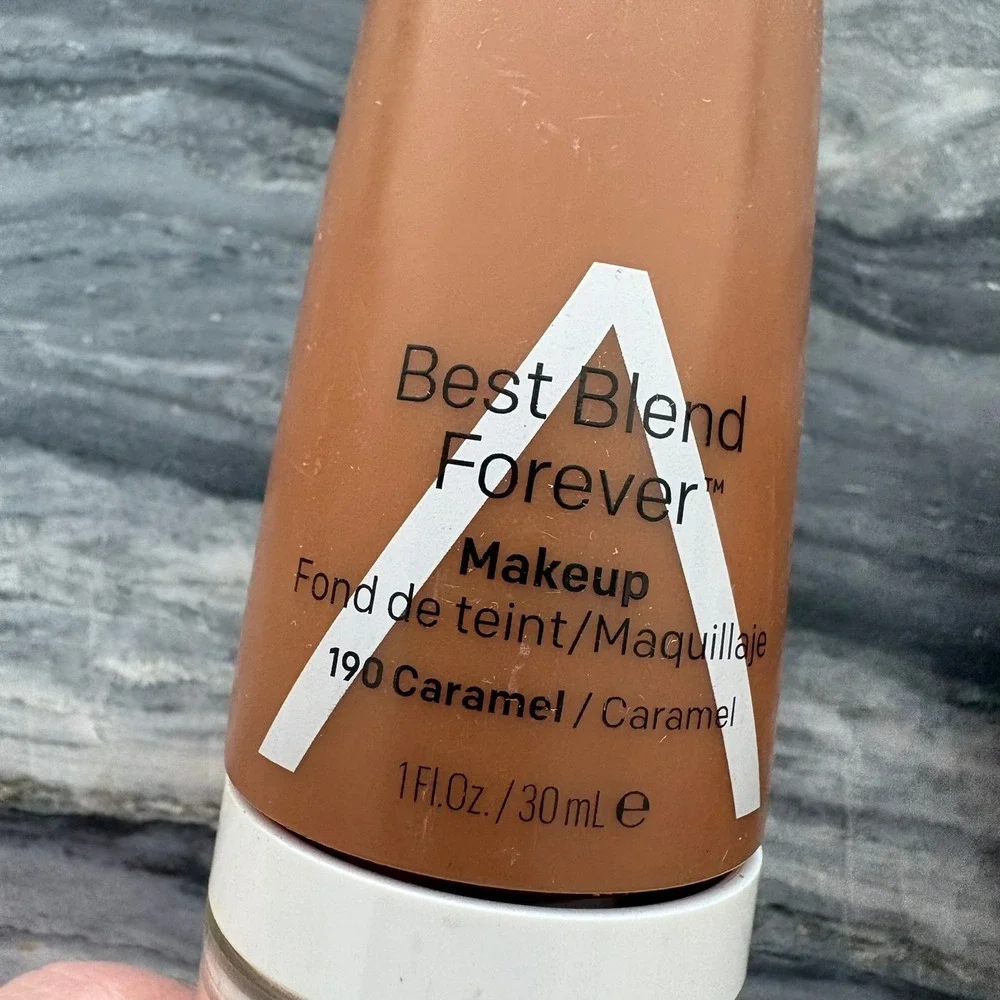 Almay Best Blend Forever Makeup SPF 40 Foundation 190 Caramel 1oz Lot of 2